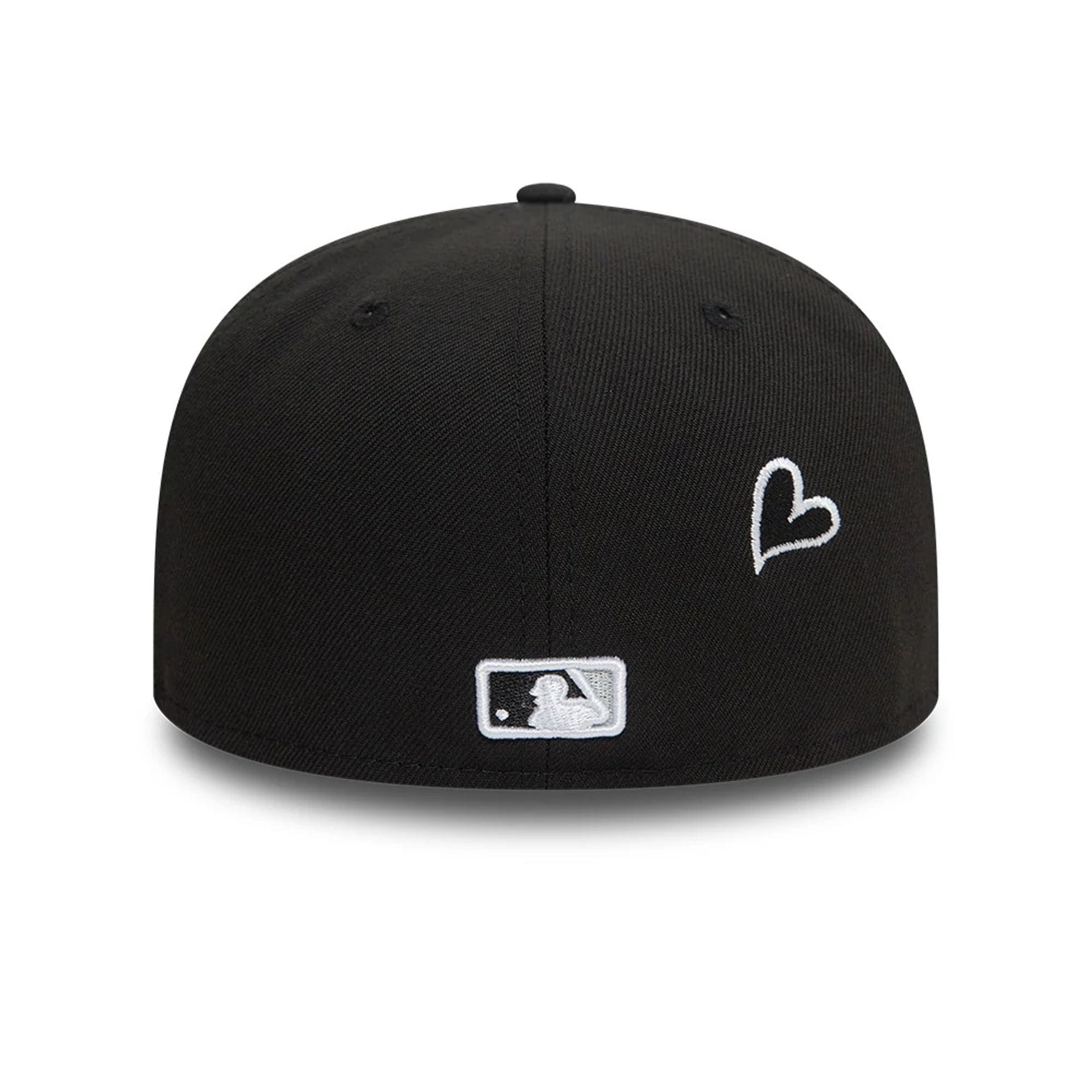Chicago White Sox MLB Heart Icon Black 59FIFTY Fitted Cap-kentox - Image 5