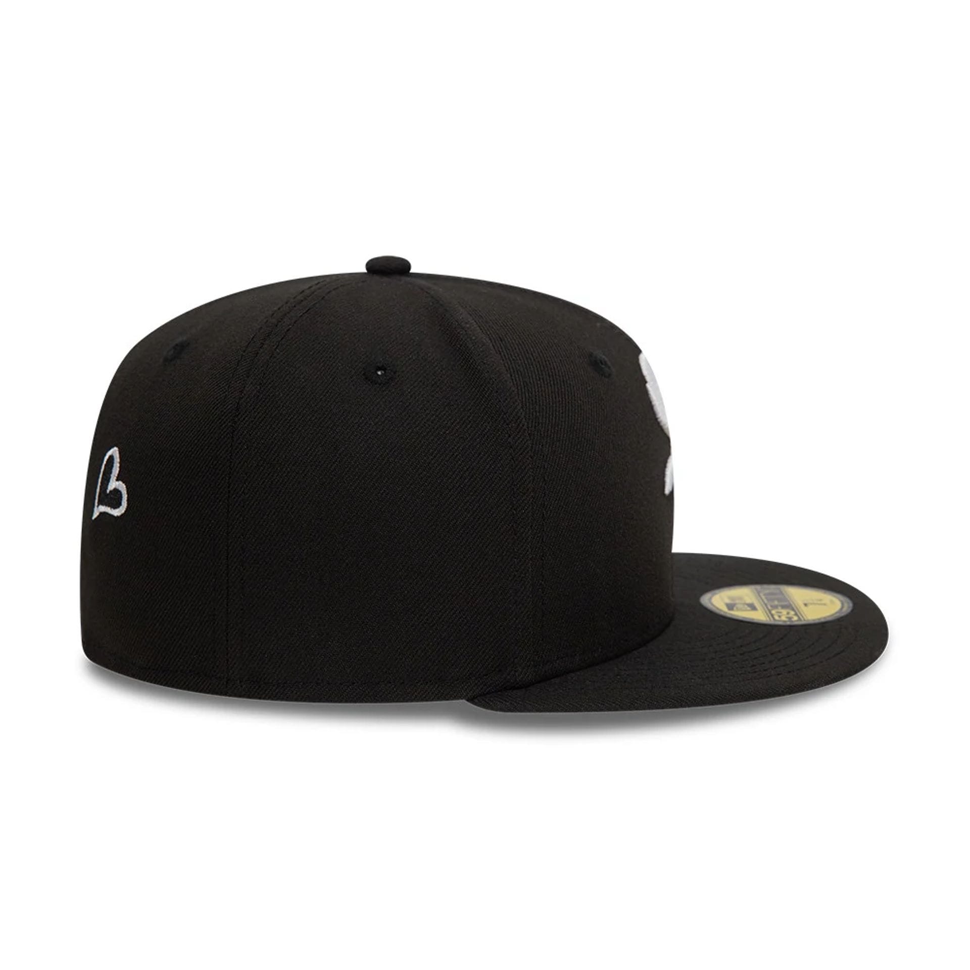 Chicago White Sox MLB Heart Icon Black 59FIFTY Fitted Cap-kentox - Image 7