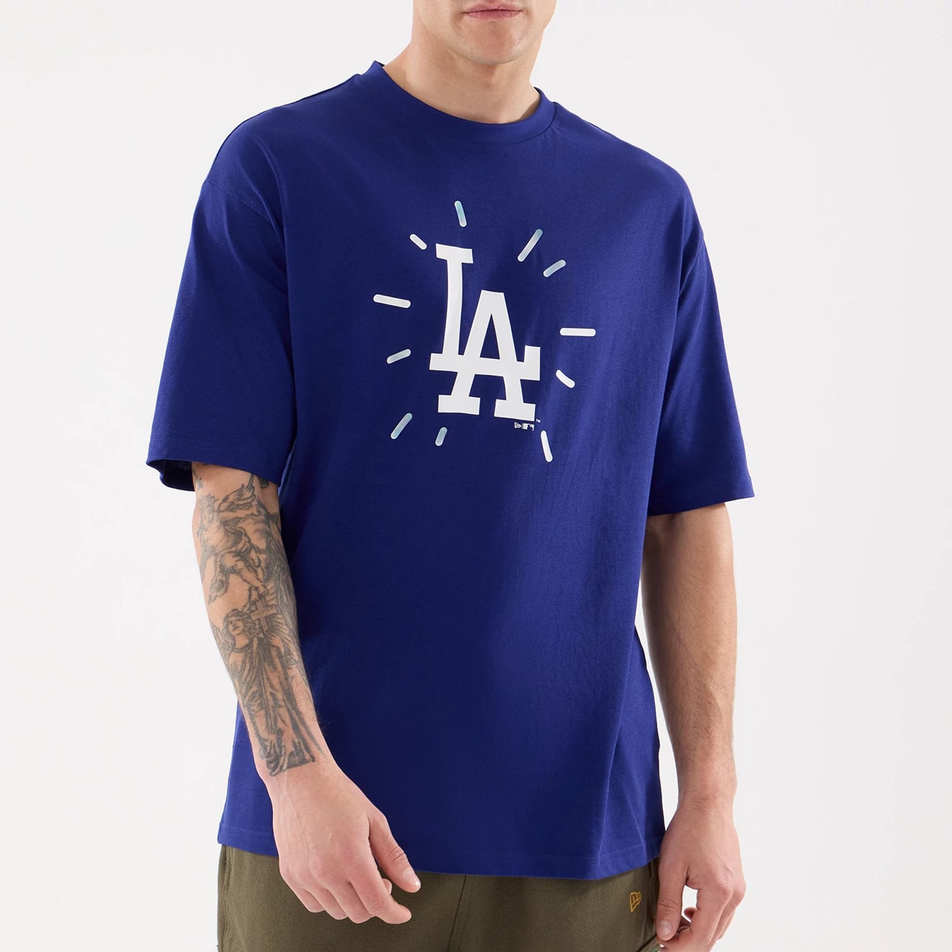 LA Dodgers MLB 59FIFTY Day Graphic Dark Blue T-Shirt-kentox - Image 5
