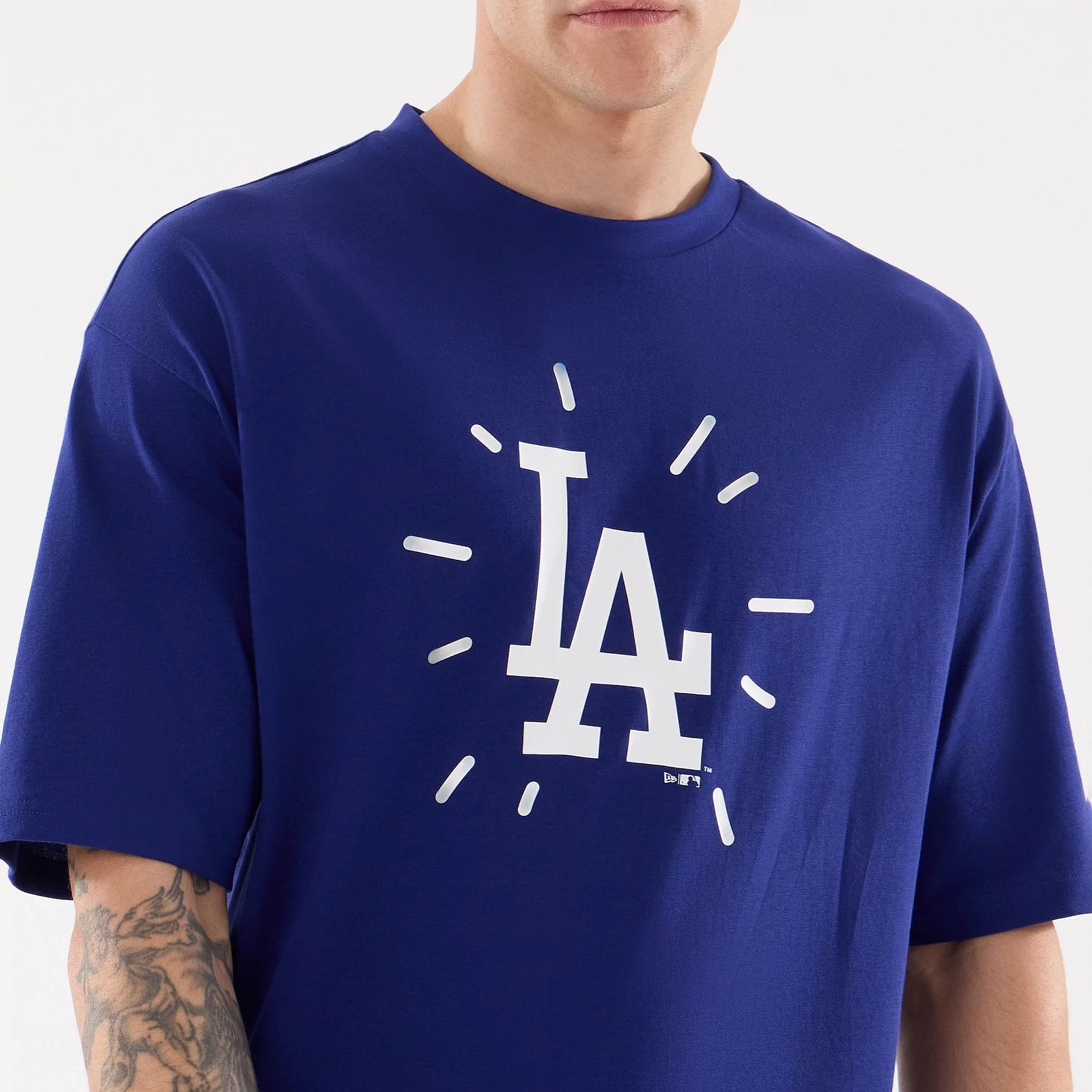 LA Dodgers MLB 59FIFTY Day Graphic Dark Blue T-Shirt-kentox - Image 3
