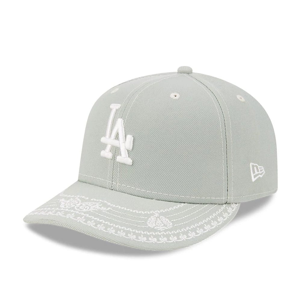 LA Dodgers MLB Fathers Day Pastel Green 59FIFTY Fitted Cap-kentox - Image 3