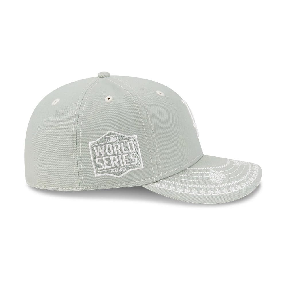 LA Dodgers MLB Fathers Day Pastel Green 59FIFTY Fitted Cap-kentox - Image 4
