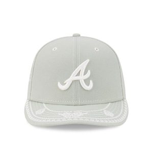 Atlanta Braves MLB Fathers Day Pastel Green 59FIFTY Fitted Cap-kentox