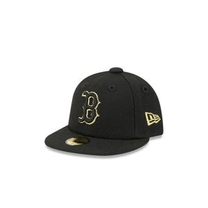 Boston Red Sox MLB 59FIFTY Day Black Mini 59FIFTY Fitted Cap-kentox