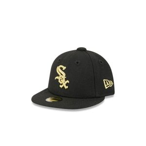 Chicago White Sox MLB 59FIFTY Day Black Mini 59FIFTY Fitted Cap-kentox