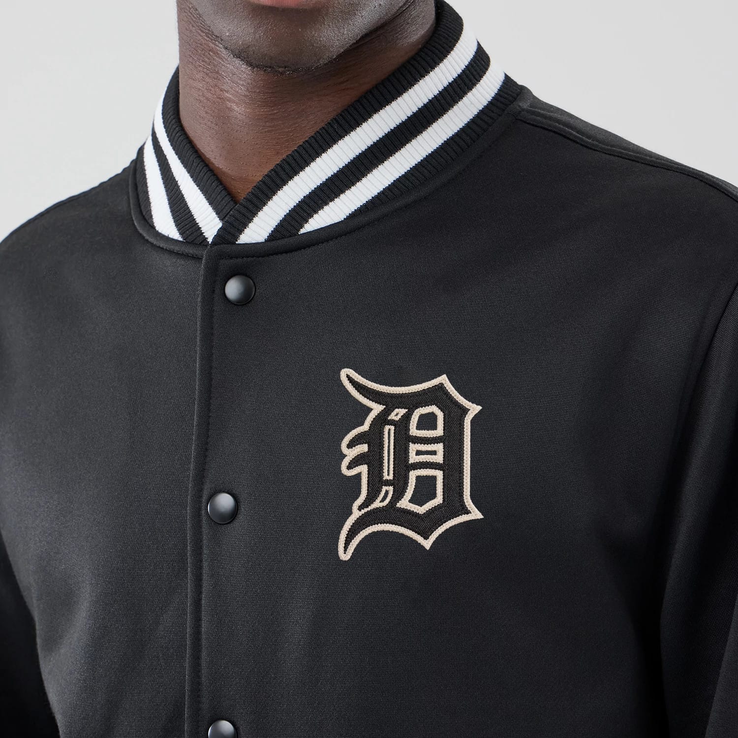 Detroit Tigers MLB Jersey Bomber Black Jacket-kentox - Image 4