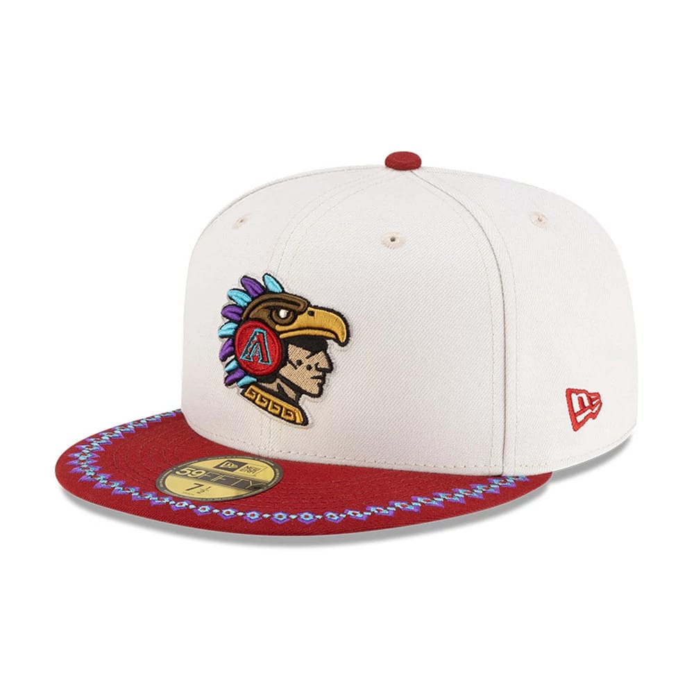 Arizona Diamondbacks MLB Mexico City Series 2026 White 59FIFTY Fitted Cap-kentox - Image 6