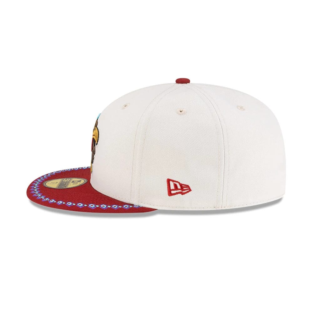 Arizona Diamondbacks MLB Mexico City Series 2026 White 59FIFTY Fitted Cap-kentox - Image 7