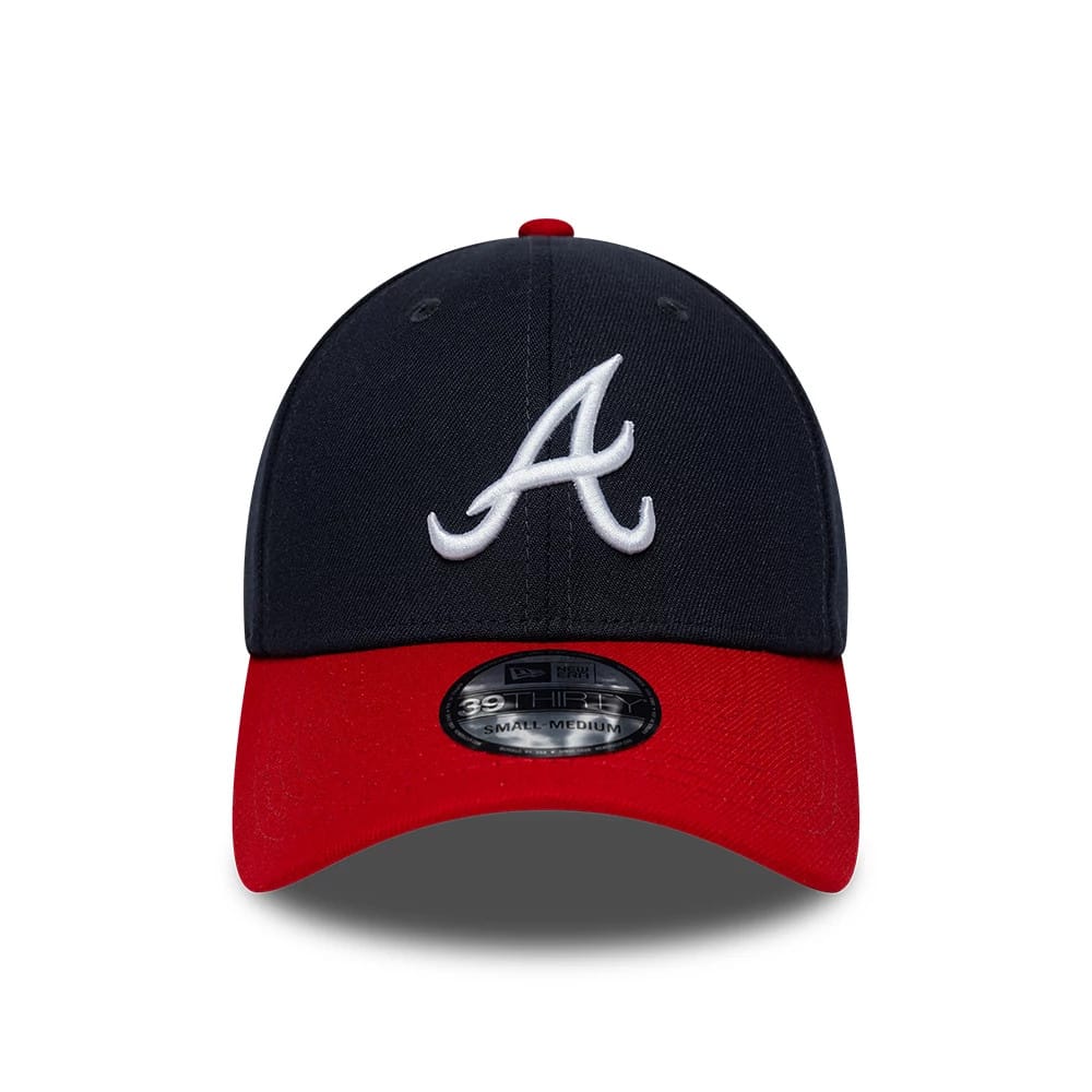 Atlanta Braves MLB Classic Navy 39THIRTY Stretch Fit Cap-kentox - Image 2