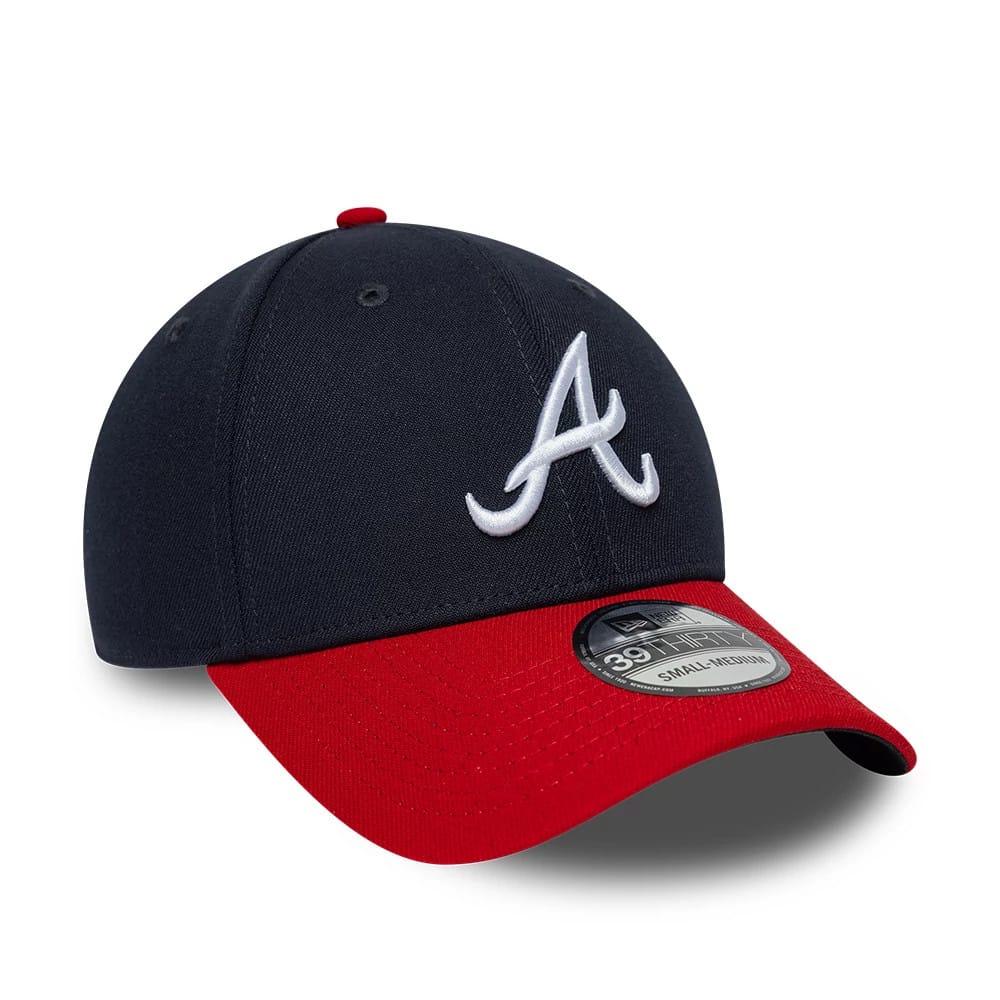 Atlanta Braves MLB Classic Navy 39THIRTY Stretch Fit Cap-kentox - Image 3