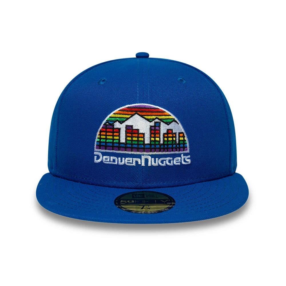 Denver Nuggets NBA Hardwood Classic Blue 59FIFTY Fitted Cap-kentox - Image 7