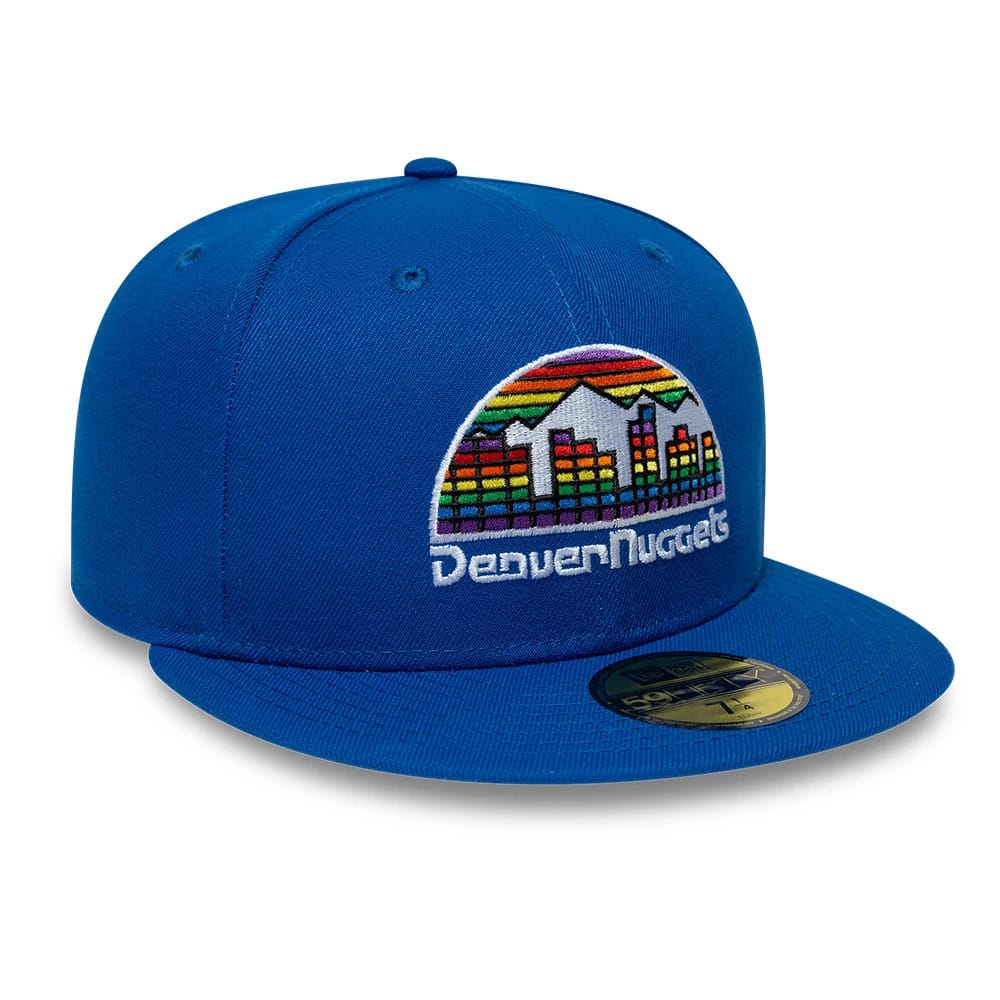 Denver Nuggets NBA Hardwood Classic Blue 59FIFTY Fitted Cap-kentox - Image 3