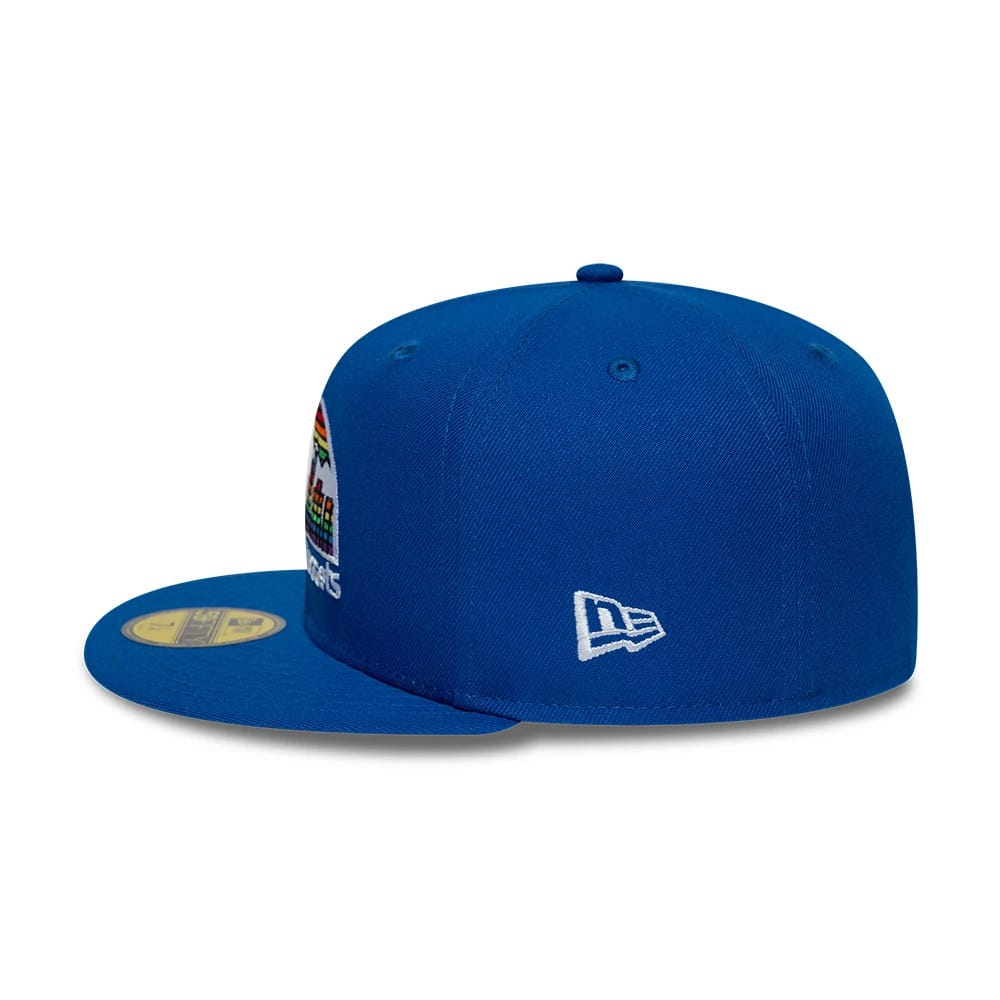 Denver Nuggets NBA Hardwood Classic Blue 59FIFTY Fitted Cap-kentox - Image 5