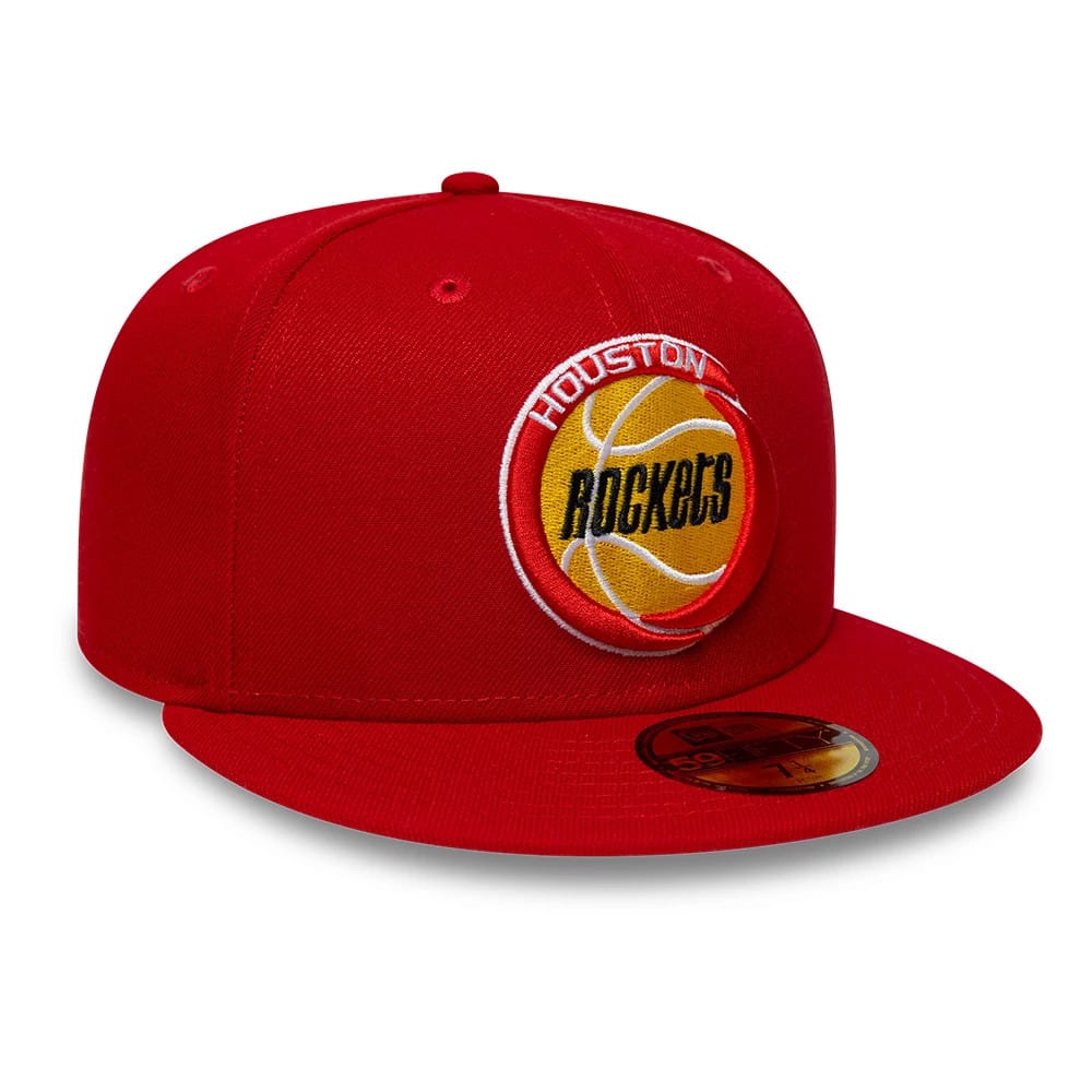 Houston Rockets NBA Hardwood Classic Red 59FIFTY Fitted Cap-kentox - Image 4