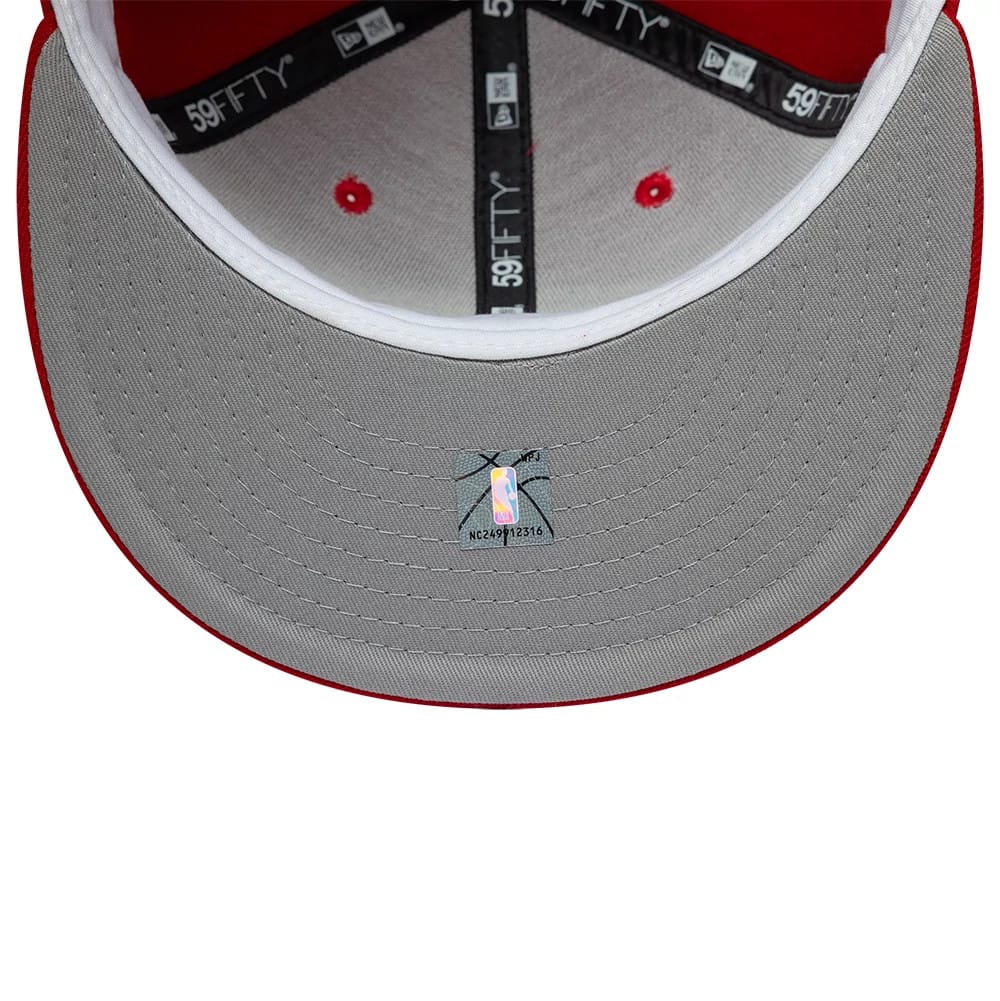 Houston Rockets NBA Hardwood Classic Red 59FIFTY Fitted Cap-kentox - Image 2