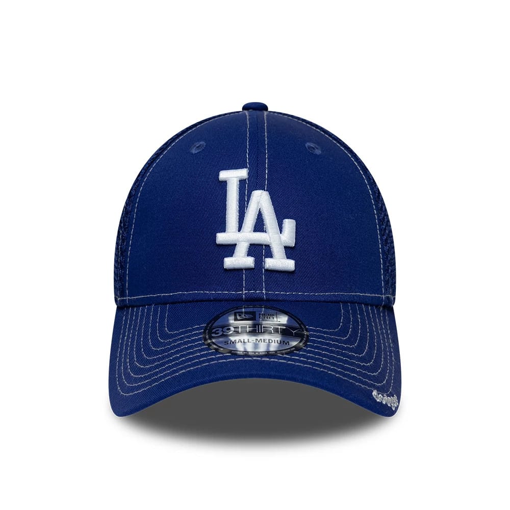 LA Dodgers MLB Neo Dark Blue 39THIRTY Stretch Fit Cap-kentox - Image 2