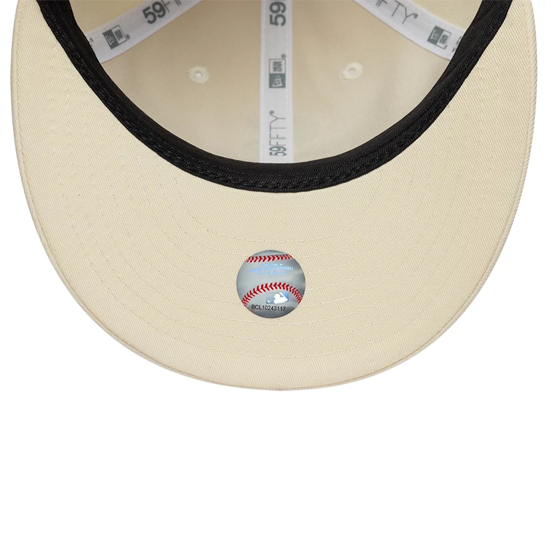 Chicago White Sox MLB Baseball Stitch Cream Retro Crown 59FIFTY Fitted Cap-kentox - Image 7