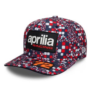 Aprilia Replica Marco Bezzecchi Silverstone Race Special Blue 9SEVENTY Stretch Snap Adjustable Cap-kentox