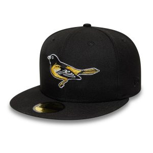 Baltimore Orioles MLB Black 59FIFTY Fitted Cap-kentox