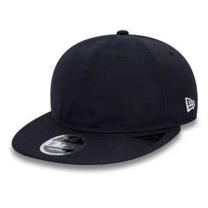 Blank New Era Navy Retro Crown 9FIFTY Snapback Cap-kentox