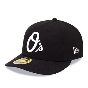 Baltimore Orioles MLB Black Low Profile 59FIFTY Fitted Cap-kentox