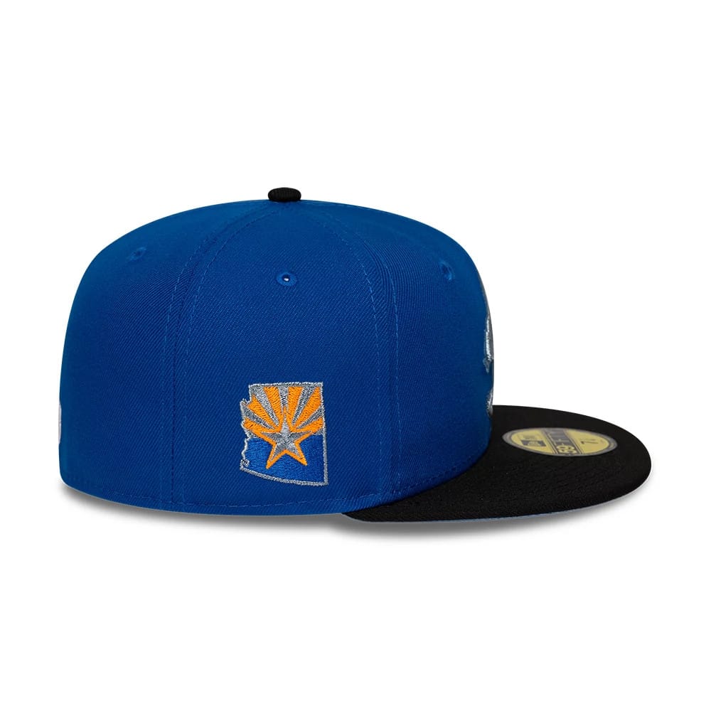 Arizona Diamondbacks MLB City Connect Blue & Black 59FIFTY Fitted Cap-kentox - Image 5