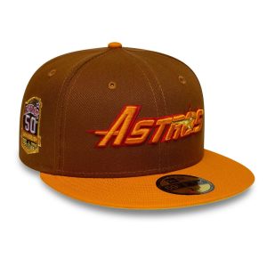 Houston Astros MLB Cooperstown Brown 59FIFTY Fitted Cap-kentox