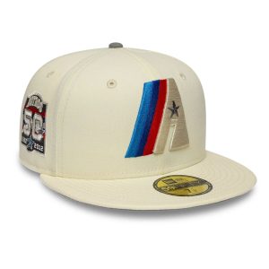 Houston Astros MLB Cooperstown White 59FIFTY Fitted Cap-kentox