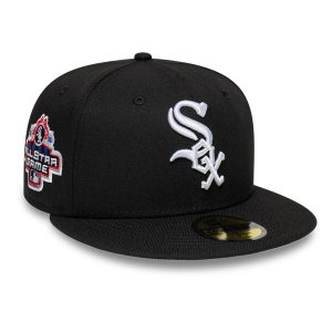 Chicago White Sox MLB Cooperstown Black 59FIFTY Fitted Cap-kentox