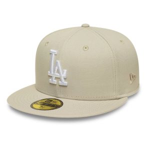 LA Dodgers MLB Beige 59FIFTY Fitted Cap-kentox