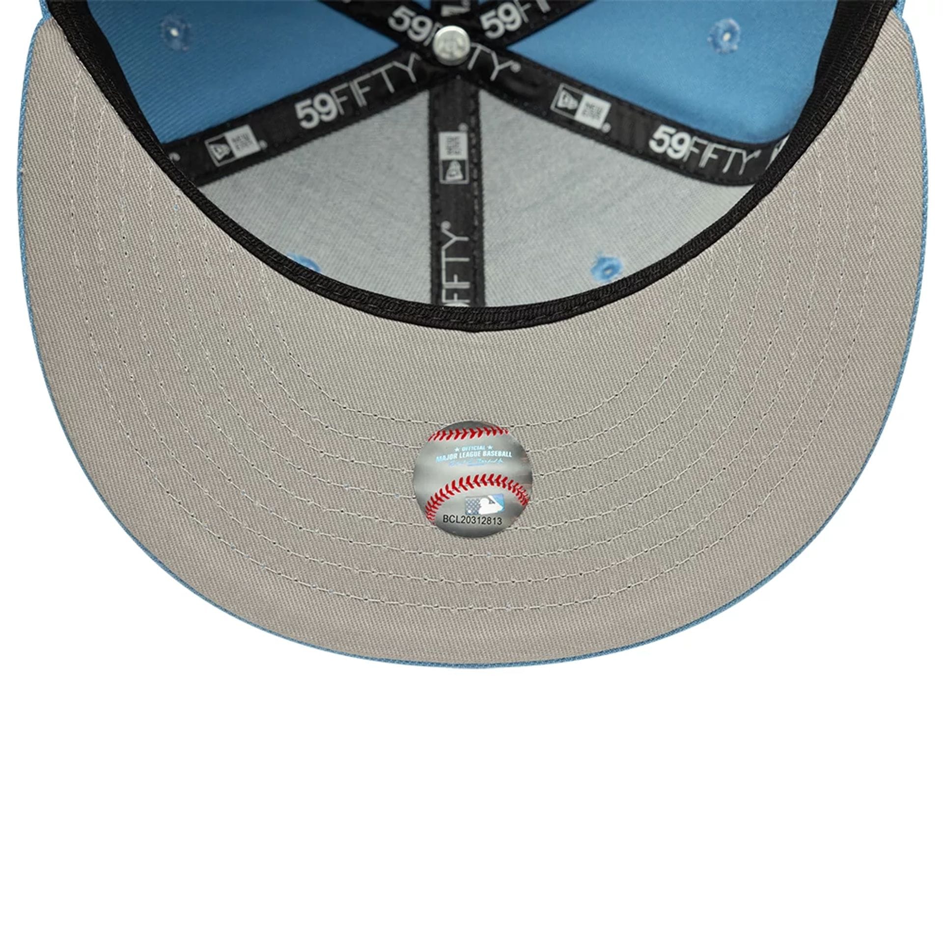 Atlanta Braves MLB Pastel Blue 59FIFTY Fitted Cap-kentox - Image 2