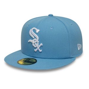 Chicago White Sox MLB Pastel Blue 59FIFTY Fitted Cap-kentox