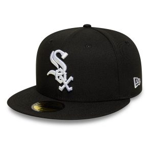 Chicago White Sox MLB Black 59FIFTY Fitted Cap-kentox