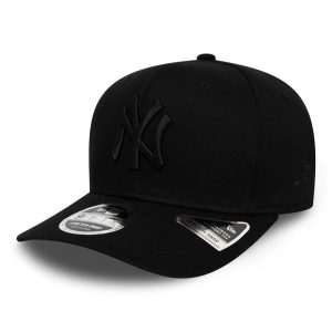 New York Yankees Tonal Black 9FIFTY Stretch Snap Cap-kentox