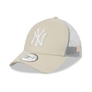 New York Yankees Stone A-Frame Trucker Cap-kentox