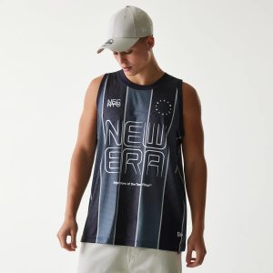 New Era City Sport Black Tank Top-kentox