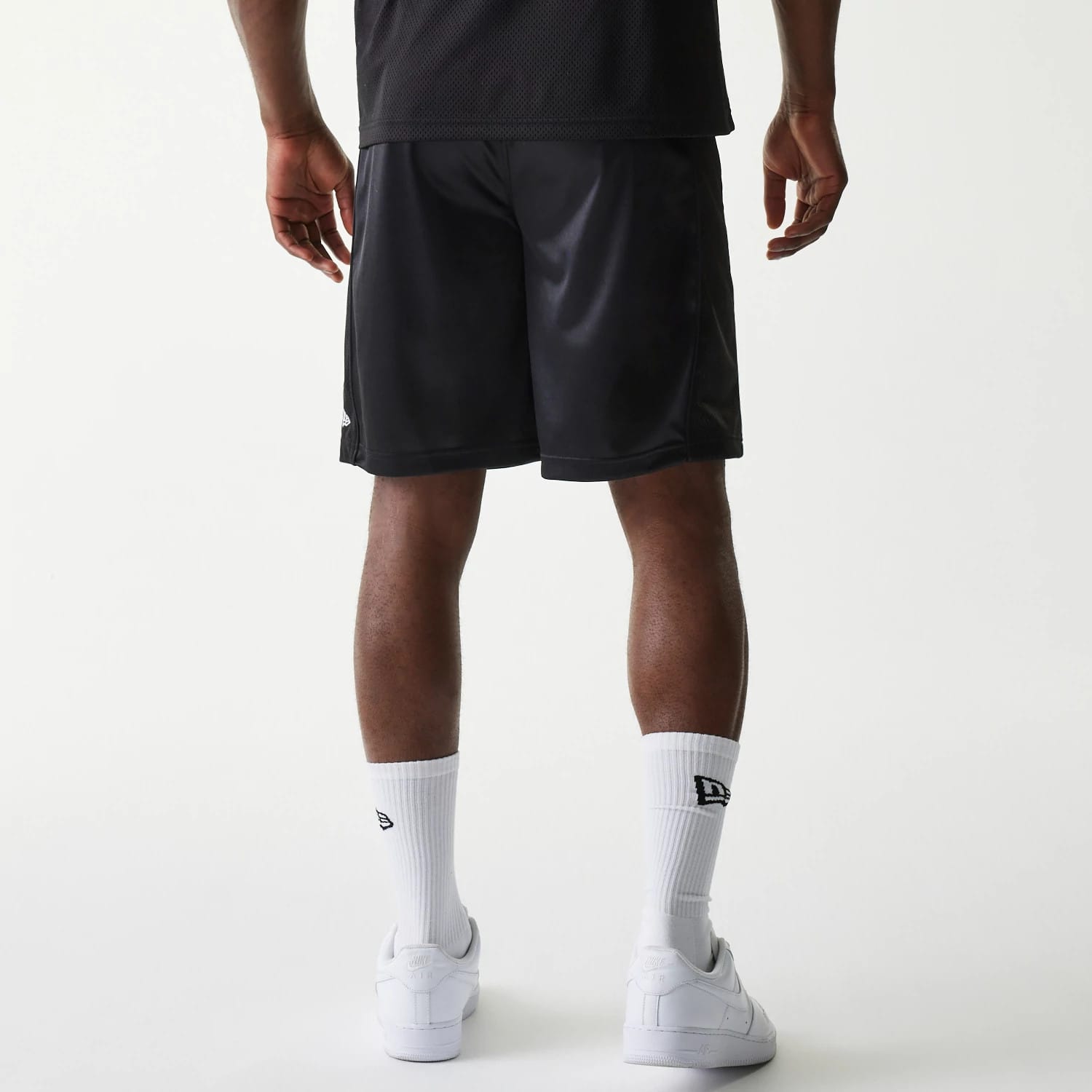New Era Retro Sports Black Mesh Shorts-kentox - Image 2