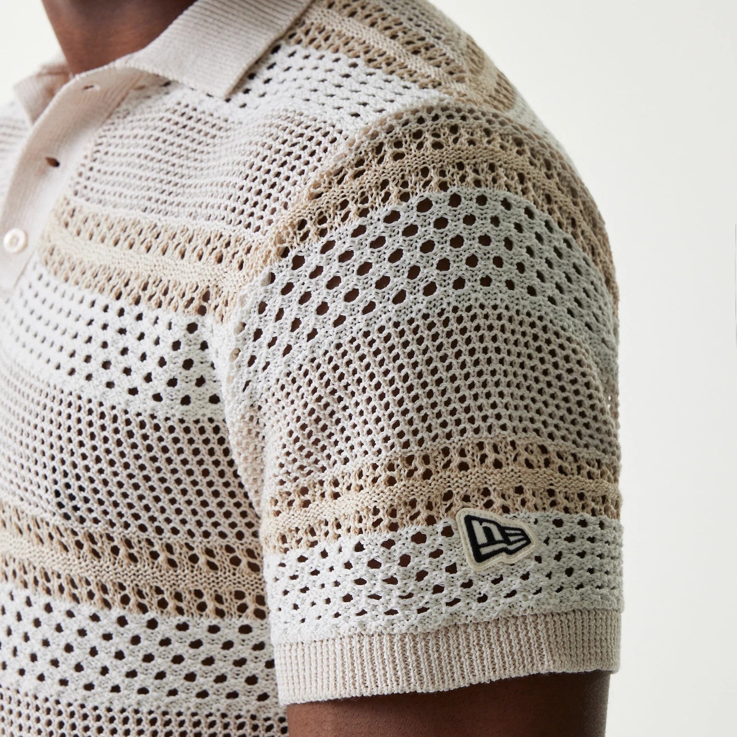 New Era Japan Mesh White Polo T-Shirt-kentox - Image 4