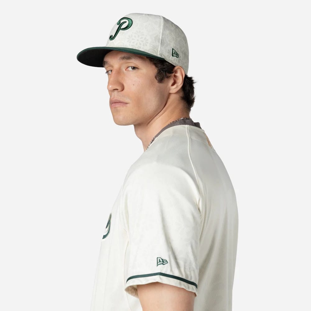 Puebla Pericos Mexico LMB On Field White On-Field Jersey-kentox - Image 6