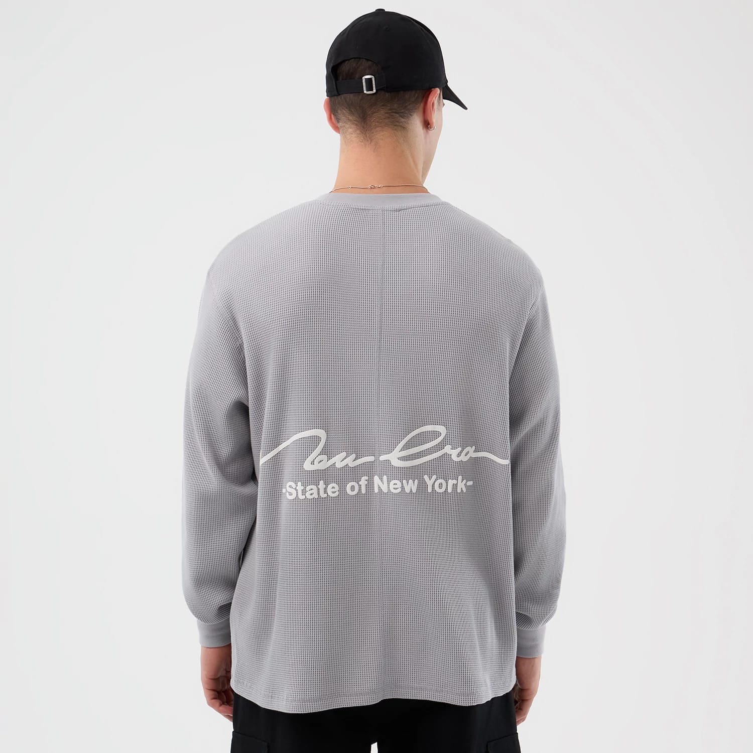 New Era Basic Grey Long Sleeve T-Shirt-kentox - Image 2