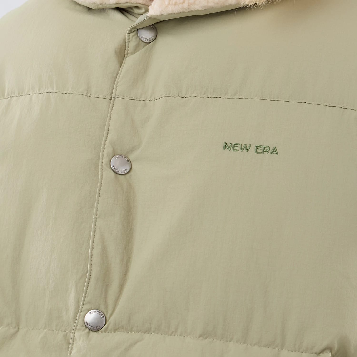 New Era Organic Boa Neck Khaki Gilet-kentox - Image 5