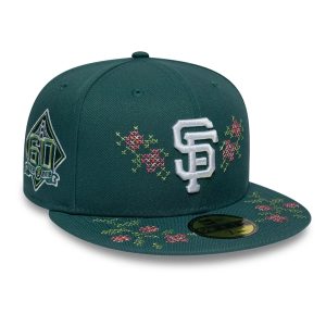 San Francisco Giants MLB Garden Dark Green 59FIFTY Fitted Cap-kentox