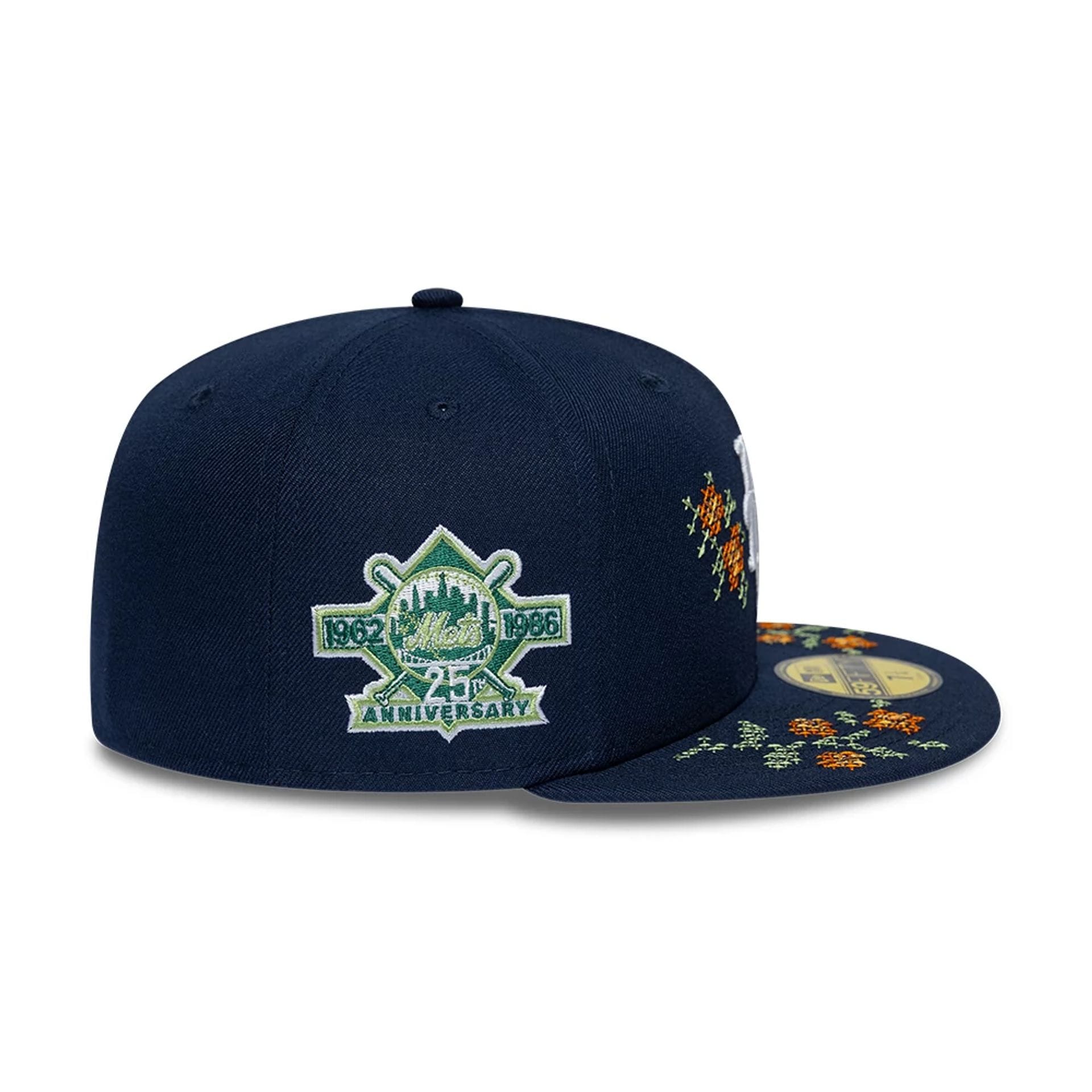New York Mets MLB Garden Dark Blue 59FIFTY Fitted Cap-kentox - Image 4