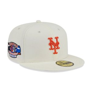New York Mets MLB City Series White 59FIFTY Fitted Cap-kentox