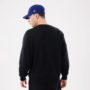 LA Dodgers MLB Retro Black Oversized Crew Neck Sweater-kentox