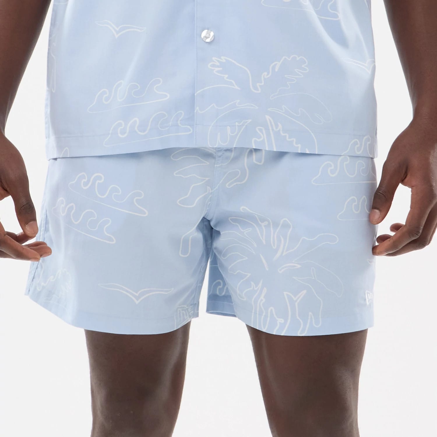 New Era Resort Blue Oversized Shorts-kentox - Image 5