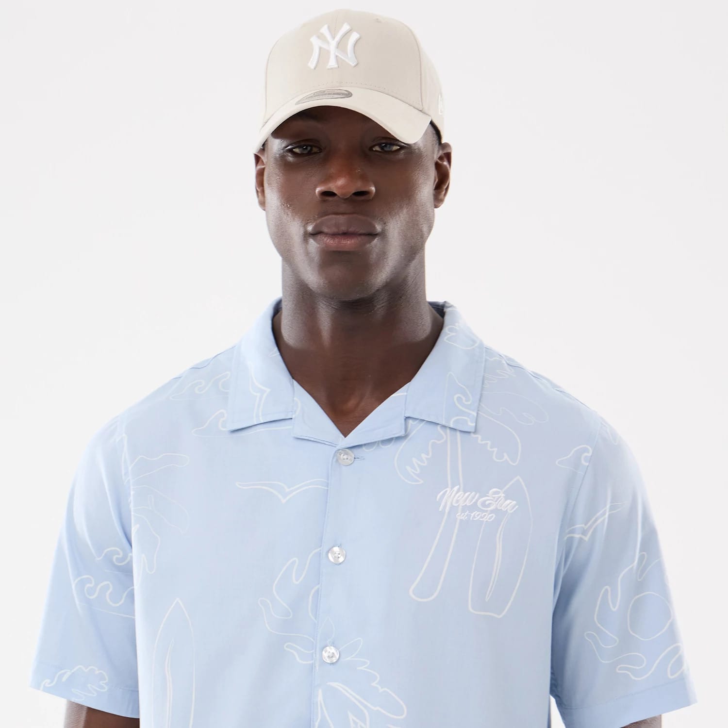 New Era Resort Blue Short Sleeve Shirt-kentox - Image 6