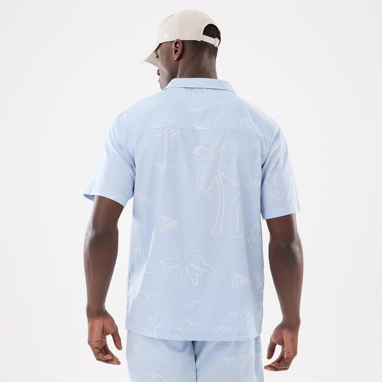 New Era Resort Blue Short Sleeve Shirt-kentox - Image 2