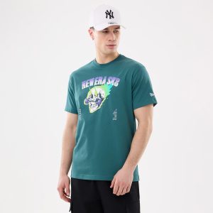 New Era SK8 Graphic Dark Green T-Shirt-kentox