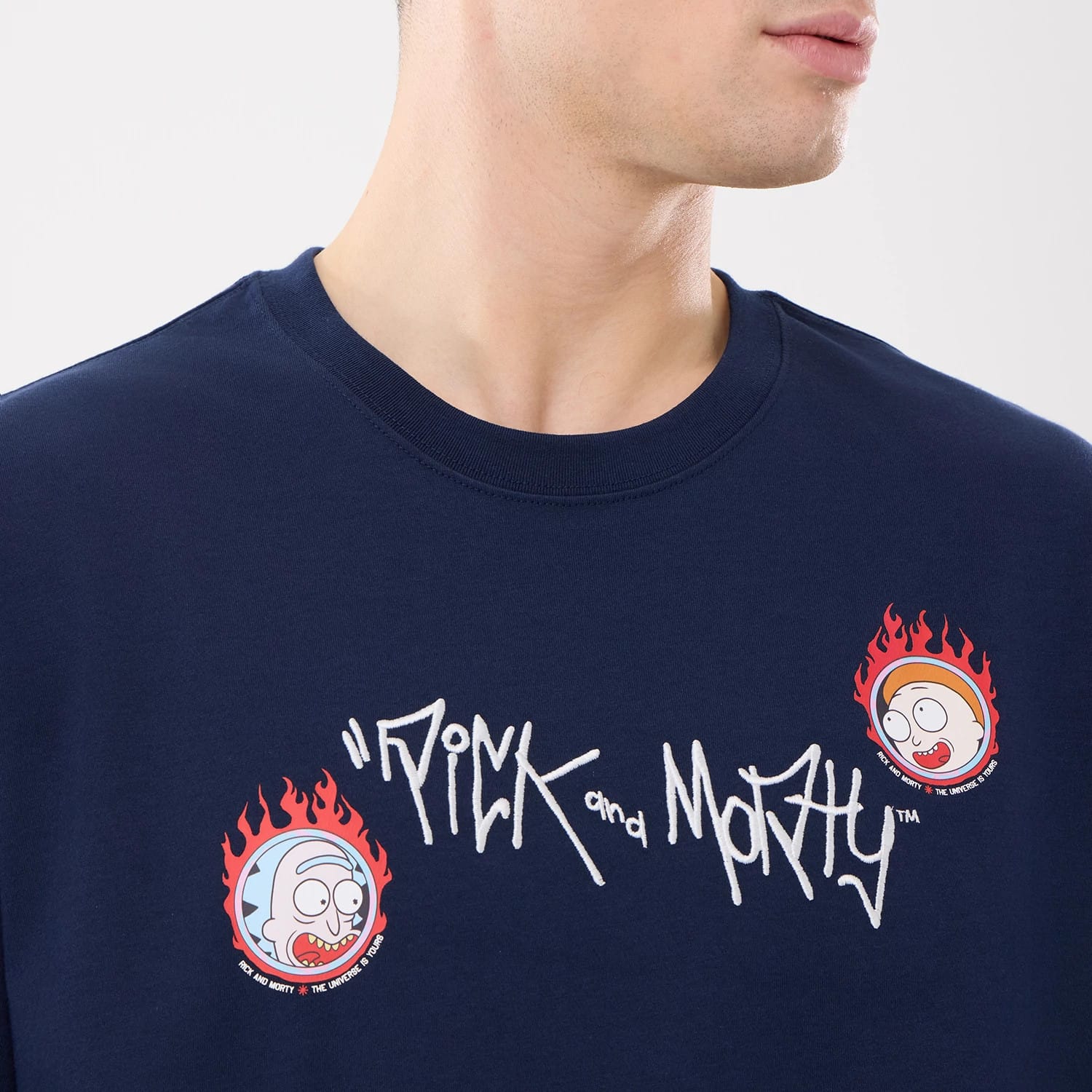 Rick And Morty Blue T-Shirt-kentox - Image 3